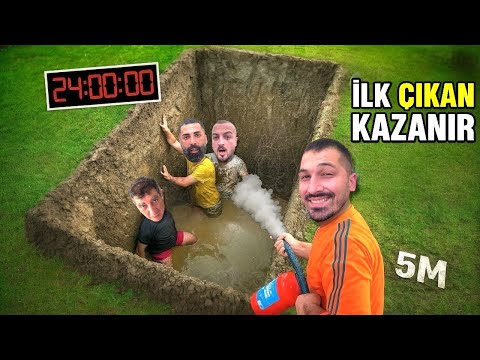 ÇUKURDAN İLK ÇIKAN KAZANIR