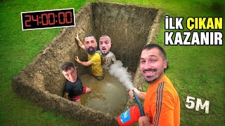 ÇUKURDAN İLK ÇIKAN KAZANIR