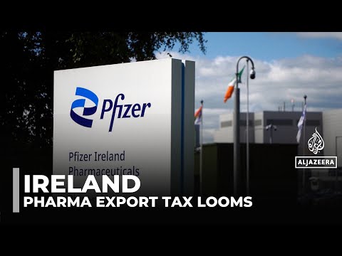 YouTube video thumbnail: Ireland Fears job Losses as Trump Pushes Tariffs on Pharmaceutical Imports