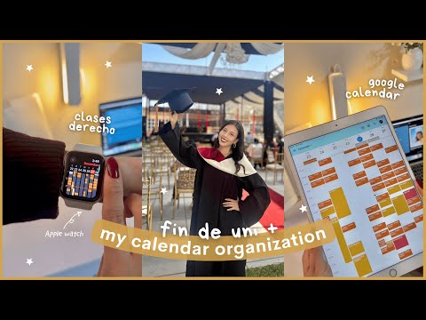 MI ORGANIZACIÓN CON GOOGLE CALENDAR + Vlog ultima clase de Uni 📝👩🏻‍🎓