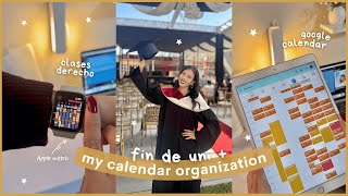 MI ORGANIZACIÓN CON GOOGLE CALENDAR + Vlog ultima clase de Uni 📝👩🏻‍🎓