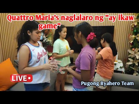 Tito Herns Tv is live!QUATRO MARIAS NAGLALARO NG "AY IKAW GAME"