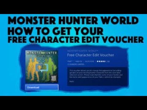 Mhw Character Edit Voucher Pc 11 21