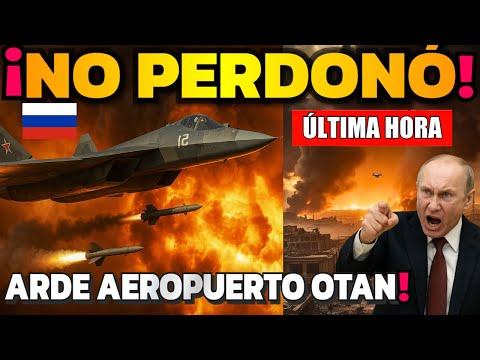 🔴GOLPAZO DEMOLEDOR!  RUSIA REDUCE a ESCOMBROS el MAYOR AEROPUERTO de LA OTAN en UCRANIA🔴