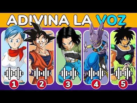 ADIVINA EL PERSONAJE DE DRAGON BALL SUPER POR LA VOZ 😃🐲 | Goku, Jiren, Piccolo, Broly, Whiss, Vegeta