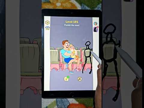 Punish the annoying man draw puzzle handcame ゲームの楽しみ #게임 #shorts