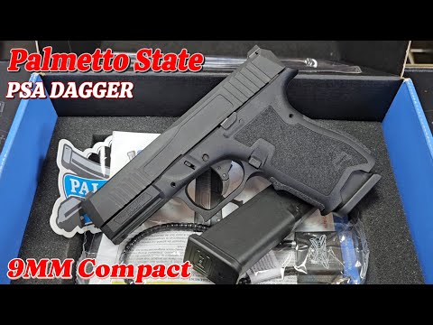 Palmetto state armory PSA DAGGER COMPACT 9mm Pistol Unboxing and Review. #psa #9mmpistol #dagger