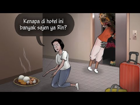 Misteri Hotel bertabur sajen #HORORMISTERI | Kartun Hantu, Animasi Horror