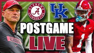 ALABAMA - Kentucky Postgame LIVE