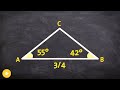 Applying the Law of Sines in Triangles
