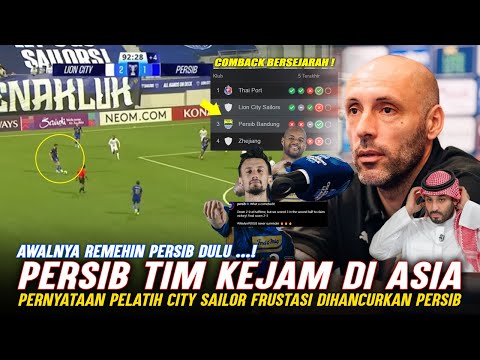 SALAH REMEHIN PERSIB!! Semua Negara ASIA Akui PERSIB TIM MEMATIKAN 🔥Pelatih Sailor GEMETAR KAPOK 😂