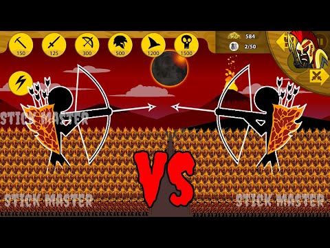 THE LAVA ARCHER LEADER SUMMON ARMY 9999 SPEARTON VS FINAL BOSS | STICK WAR LEGACY | STICK MASTER
