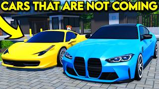 CARS THAT ARE NOT COMING TO THE SOUTHWEST FLORIDA REVAMP CAR MEET!