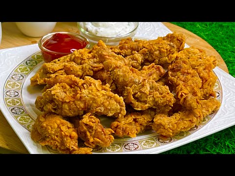 Unlocking Crispy Chicken Strips Secrets | Crispy Chicken Strips/Tenders with Tasty Dip Recipe