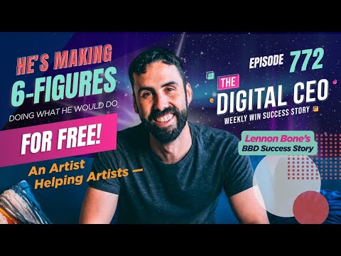 He's Making 6-Figures Doing What He Would Do For Free! An Artist Helping Artists