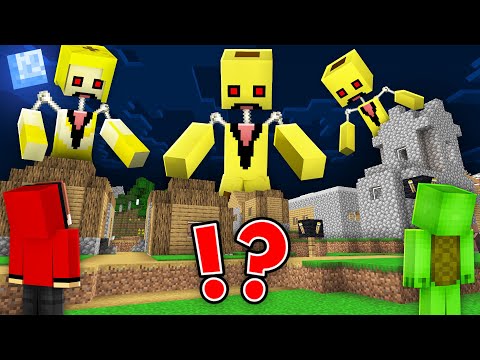 Why SCARY BANANA KID FAMILY Attacked JJ and Mikey at 3:00 AM in Minecraft Maizen!