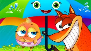 Llueve, llueve, vete | Videos Para Niños | Zorro y Pollo