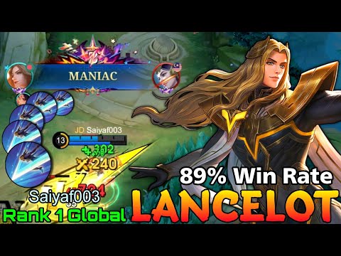 89% Win Rate Lancelot VS Top Global Ixia & Supreme Suyou - Top 1 Global Lancelot by Saiyaf003 - MLBB