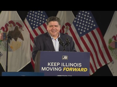 YouTube video thumbnail: Pritzker Announces Reelection Campaign for Third Term as Illinois Governor