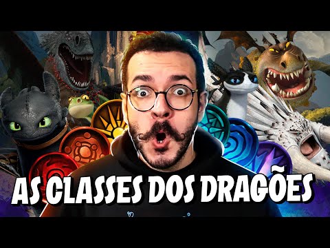 AS 7 CLASSES DE DRAGÃO! - Como Treinar seu Dragão | imaginago