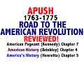 Exploring the Road to the American Revolution