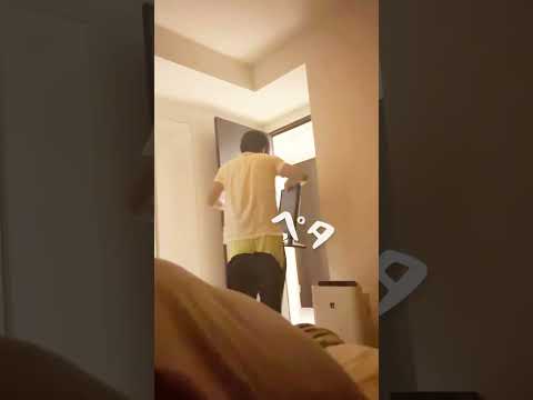 【感謝】クールな夫の平日仕事の寝起きをこっそり撮ってみたら… #shorts