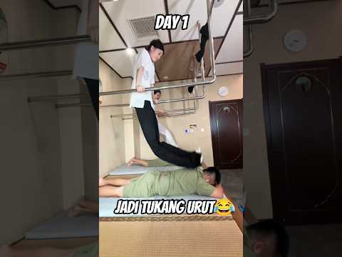 Hari pertama jadi tukang pijat!! tapi endingnya malah....🤣
