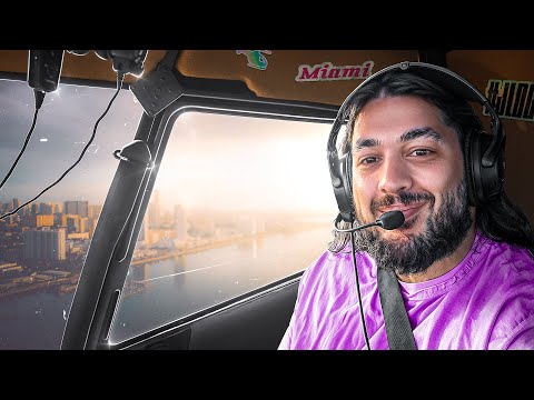 On survole Miami en Hélicoptère !
