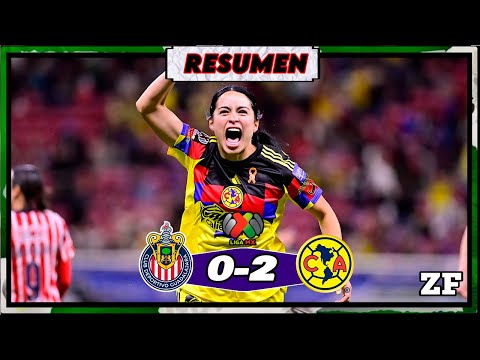 ASI FUE EL TRIUNFO DE AMÉRICA ANTE CHIVAS EN SEMIFINALES APERTURA 2025 LIGA MX FEMENIL 🏆 ZONA FUT