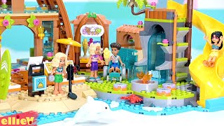 It's vacay time 🏝️🥥 LEGO Friends Family Vacation Beach Resort build & review