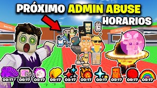 NUEVO ADMIN ABUSE *CONFIRMADO* HORARIOS y FECHA 😱 NUEVA RAREZA OG en Roba un Brainrot