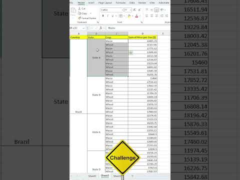 #Shorts | part 18 - excel challenge questions for beginners| lets try to crack it
