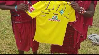 Werder Bremen-Massai-Fans aus Kenia