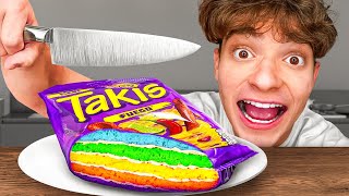 Cake OR Real Food Challenge + ASMR