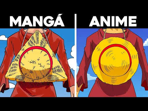 23 MUDANÇAS do MANGÁ para o ANIME de One Piece!