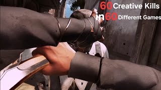 60 Creative Kills in 60 Different Games 4K60FPS