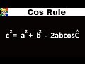 Understanding the Cosine Rule