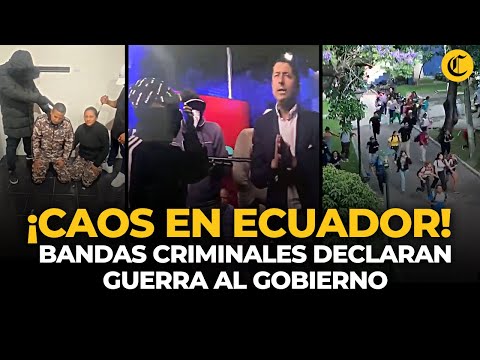 ?CONFLICTO EN ECUADOR: criminales toman canal de TV y universidad de Guayaquil | El Comercio