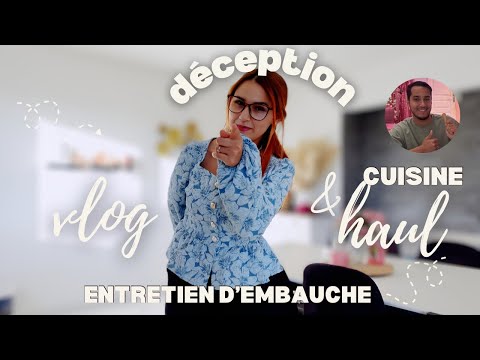 💔 QUELLE DÉCEPTION !💼 Entretien chelou (bizarres) & recettes Airfryer✨journée comme les autres!😅💕