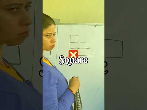 5 square se 4 square bnao Sirf 2 line rubb karke #shorts