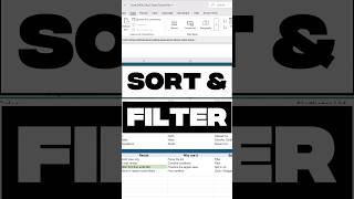 Stop Searching Excel Row by Row | Sort & Filter