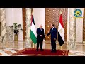  الرئيس عبد الفتاح السيسي يعقد القمة الثلاثية المصرية الأردنية الفلسطينية 