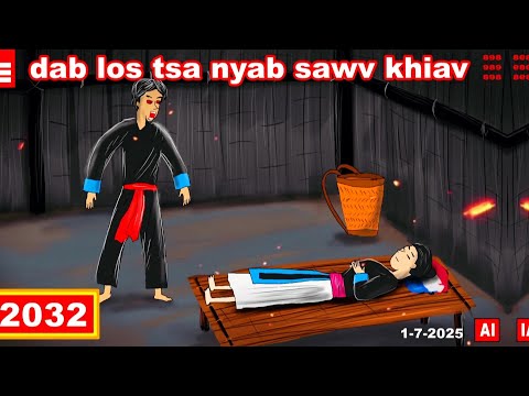 dab hais hmoob - 2032 - 1-7-2025 dab los tsa nyab sawv khiav, ผีมาปลุก, sleep long place.