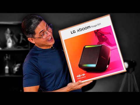 LG xboom Stage 301 - A INCRÍVEL CAIXA DE SOM BLUETOOTH! 🎸🎤 Unboxing e Impressões
