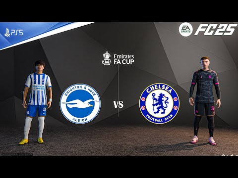 FC 25 - Brighton Vs Chelsea | FA Cup 24/25 Full Match | PS5™ [4K60]