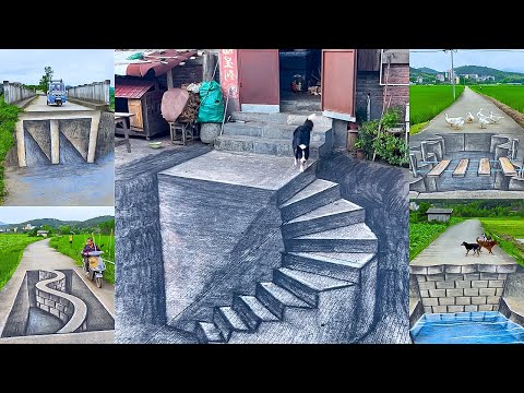 Amazing 3D Art Work and 3D Playground For Cute Dog