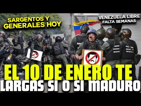 A SEMANAS DEL 10 DE ENERO !! GUARDIA MILITAR SE REVELA CONTRA NICOLAS MADURO ! EL 10 TE VAS  SI O SI