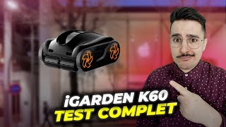 iGarden K60 : 6h d’autonomie, Turbo, mur, ligne d’eau… le robot piscine le plus complet ?