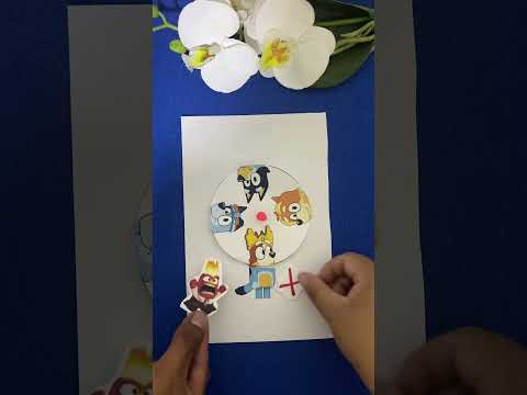 Manualidades de cabezas erradas #cute #bluey #burrikiki