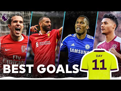 Drogba, Van Persie, and Salah: Stunning Goals by Number 11s